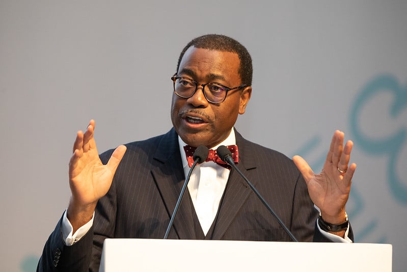 Le Pr&eacute;sident de la Banque africaine de d&eacute;veloppement