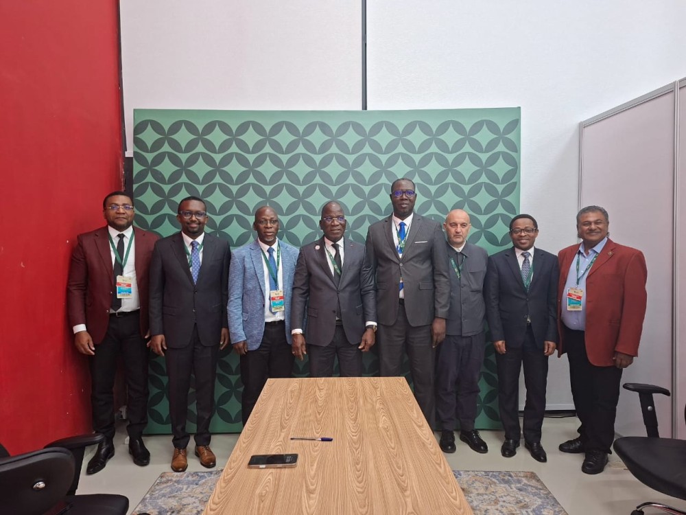 Le pr&eacute;sident de l&rsquo;Unjci, Jean Claude Coulibaly prend part &agrave; cette rencontre de haut sommet sur le climat.