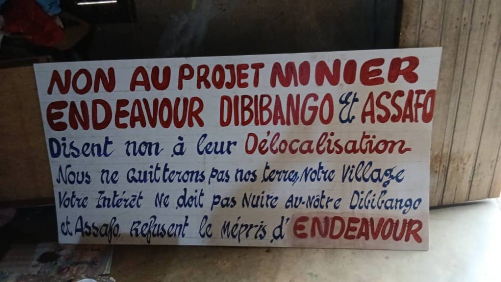 Les populations autour de la mine d&rsquo;or disent non