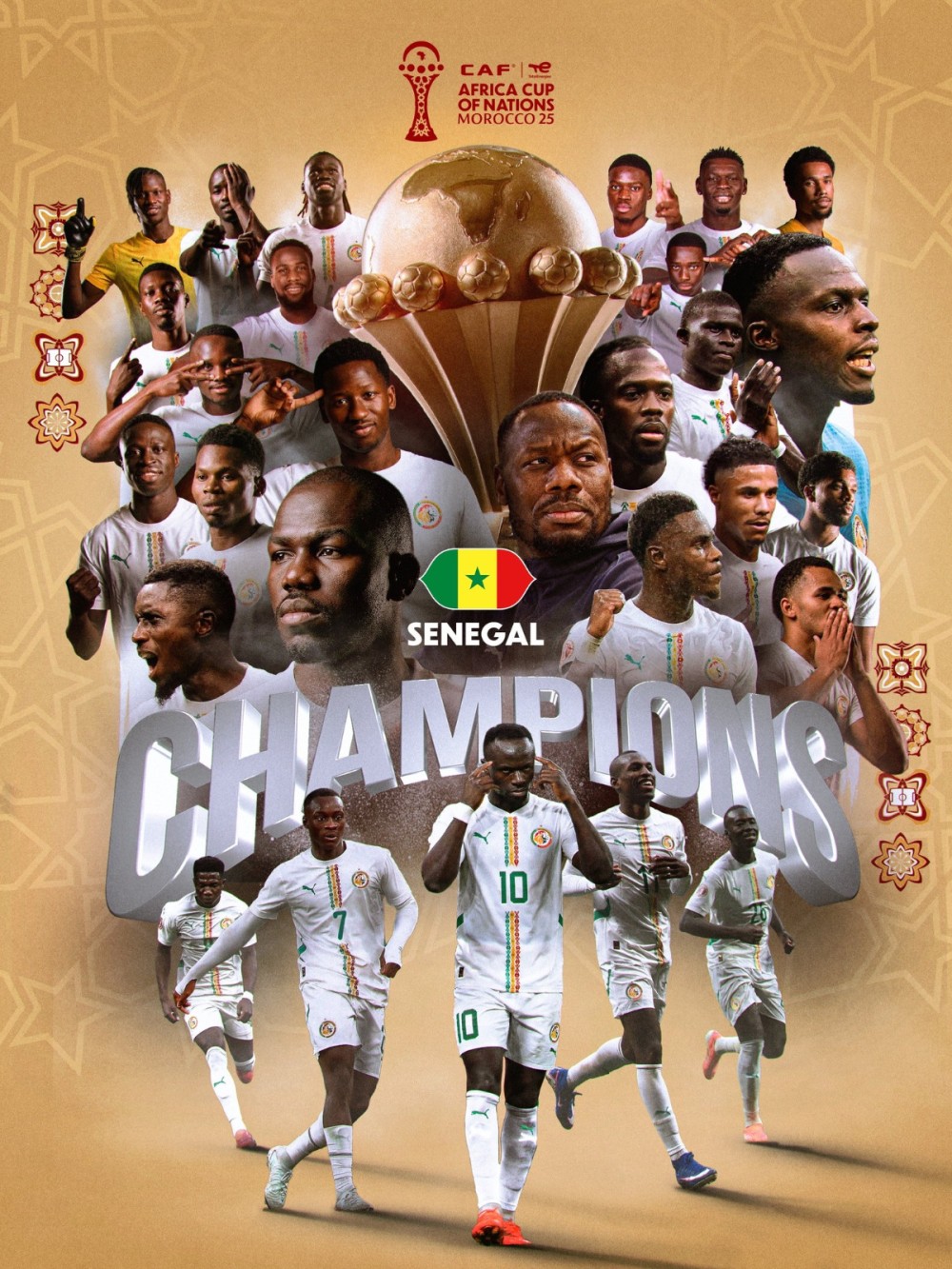 Le S&eacute;n&eacute;gal champion d'Afrique