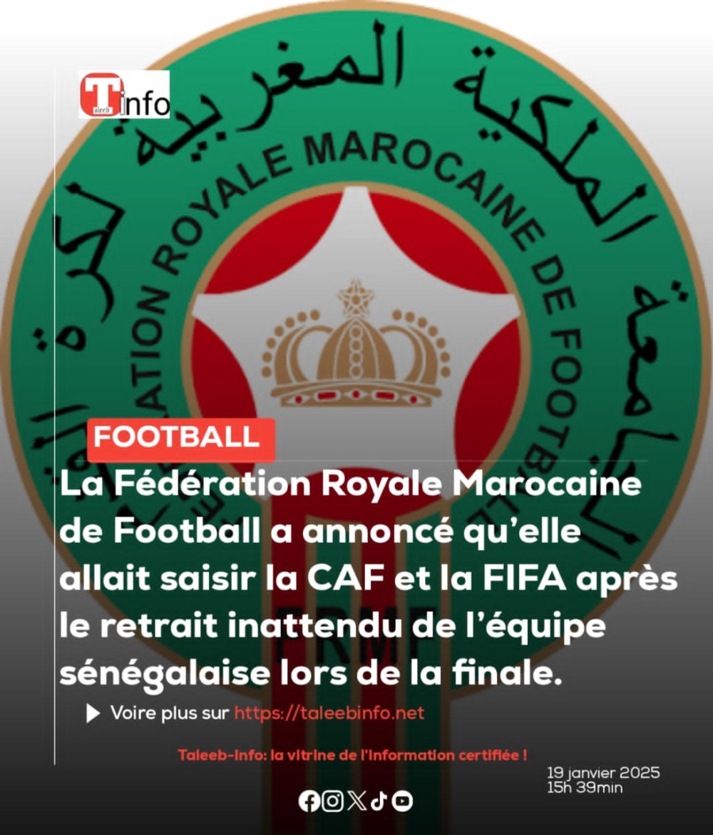 La f&eacute;d&eacute;ration Marocaine donne de la voix