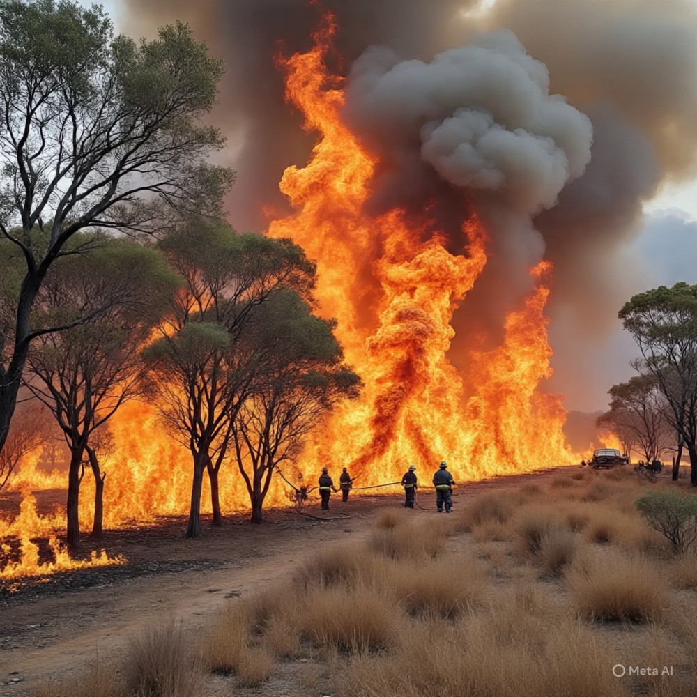 Le feu , principal ennemi de notre v&eacute;g&eacute;tation