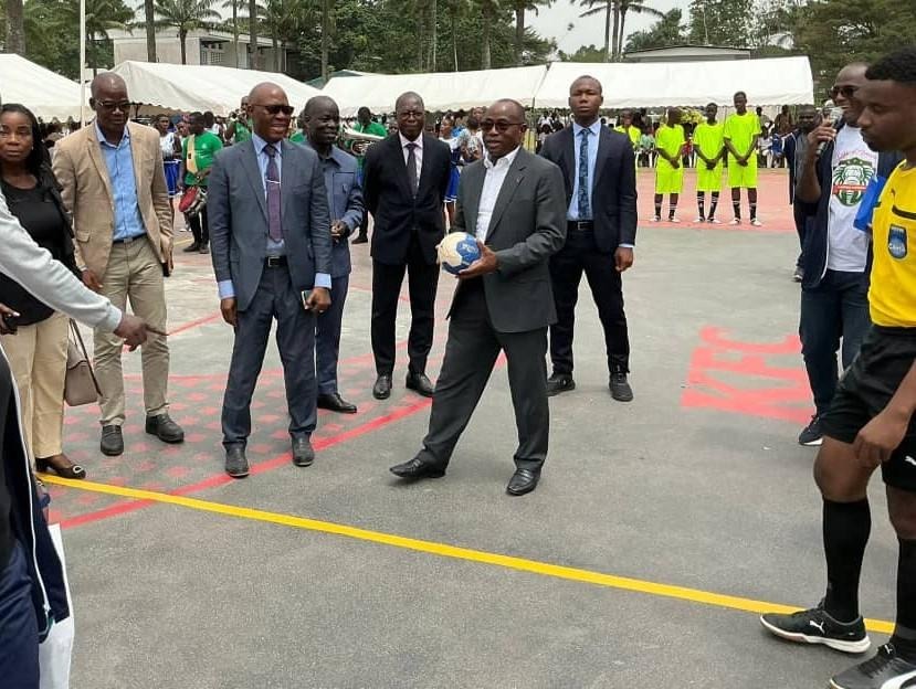 Le ministre de l'Education nationale, de l&rsquo;Alphab&eacute;tisation et de l&rsquo;Enseignement technique, N'Guessan Koffi,