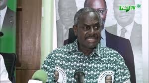 Calice Yapo, secr&eacute;taire ex&eacute;cutif du Parti d&eacute;mocratique de C&ocirc;te d&rsquo;Ivoire-Rassemblement d&eacute;mocratique Africain.