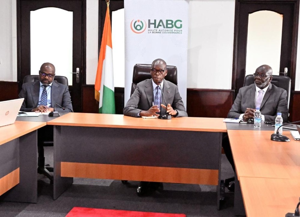 &Eacute;piphane Zoro Bi Ballo.pr&eacute;sident, de la Haute Autorit&eacute; pour la Bonne Gouvernance (HABG),