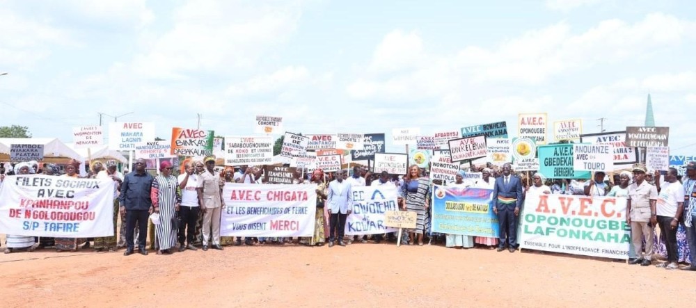 Le minist&egrave;re de la Coh&eacute;sion nationale, de la Solidarit&eacute; et de la Lutte contre la Pauvret&eacute;, &agrave; travers le Programme Filets Sociaux Productifs, a c&eacute;l&eacute;br&eacute;, le samedi 18 avril 2026 &agrave; Katiola, la r&eacute;silience et l&rsquo;autonomisation financi&egrave;re.