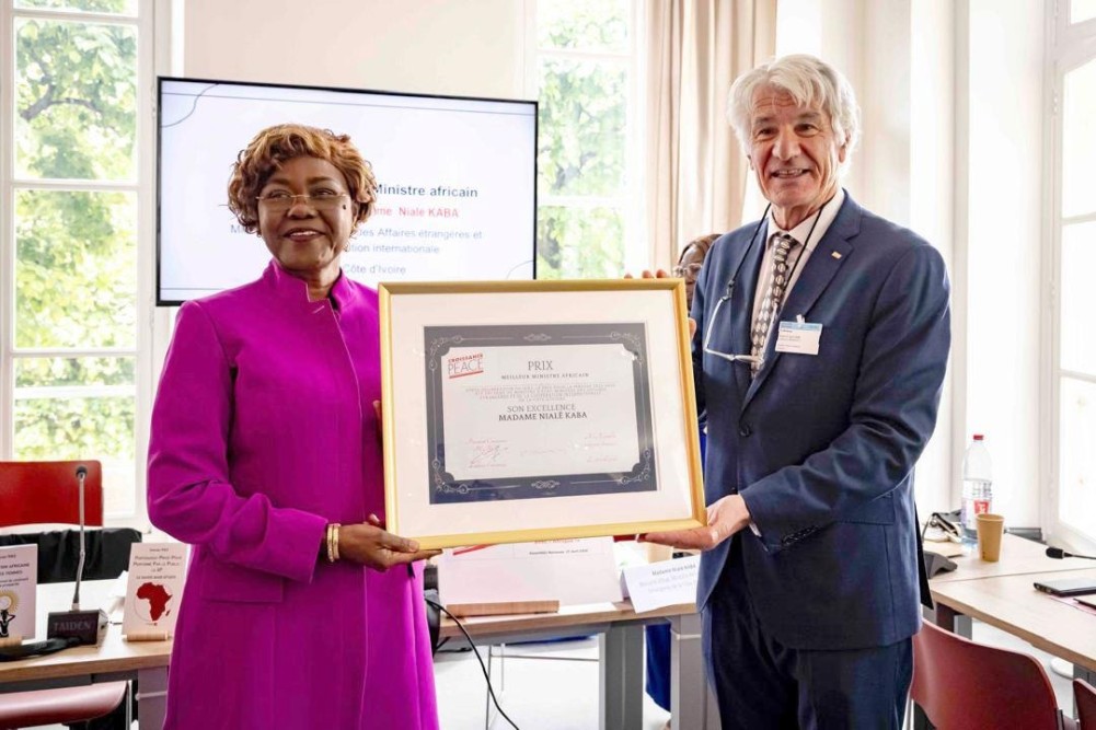 Nial&eacute; Kaba, ministre d&rsquo;&Eacute;tat, ministre des Affaires &eacute;trang&egrave;res et de la Coop&eacute;ration africaine de C&ocirc;te d&rsquo;Ivoire.