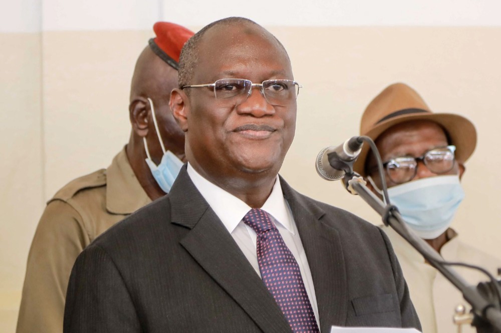 Le Vice-pr&eacute;mier ministre de la R&eacute;publique, T&eacute;n&eacute; Birahima Ouattara, &eacute;galement ministre de la D&eacute;fense.