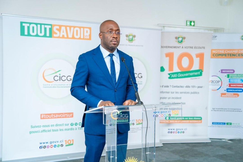 le Secr&eacute;taire g&eacute;n&eacute;ral de l&rsquo;institution, Oumar Ouattara, lors de la tribune hebdomadaire &ldquo;Tout Savoir Sur&rdquo;,