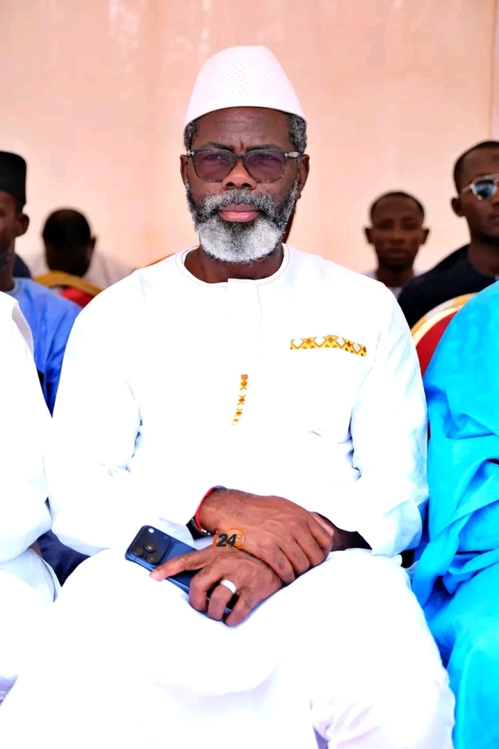 Mahama Coulibaly , pr&eacute;sident du Rotary club de Bondoukou