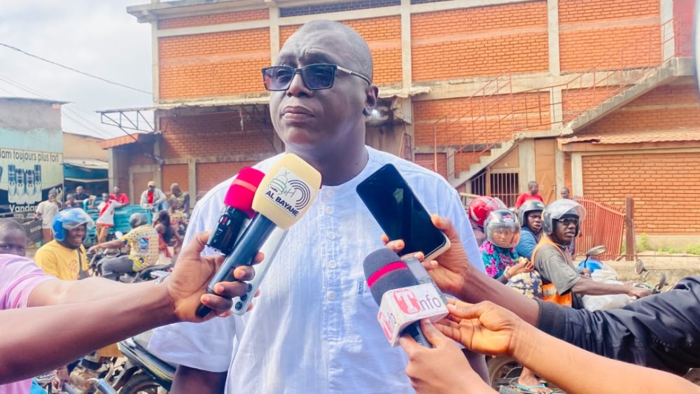 Le directeur r&eacute;gional du Commerce, de l'Industrie et de l'Artisanat de Gb&ecirc;k&ecirc;, Fadiga Mamadou.